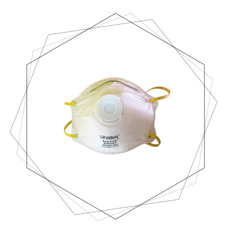  SH9550V N95 Cup Type Mask With Valve