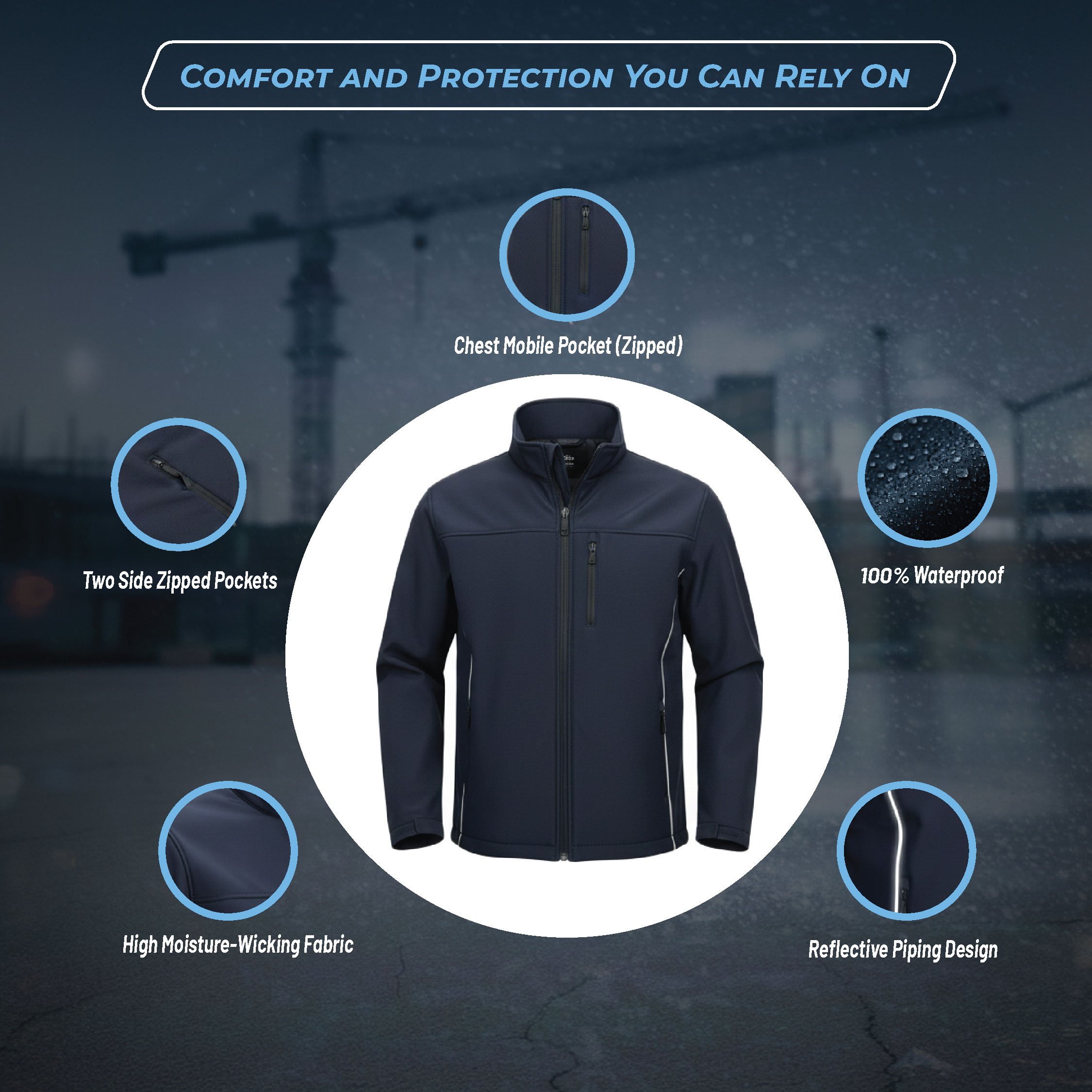 Steif Soft Shell Jacket back