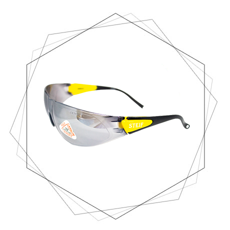 TF135 Yellow Hinge Safety Spectacles-Safety work glasses
