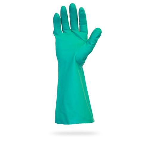  Unlined Green Nitrile Gloves
