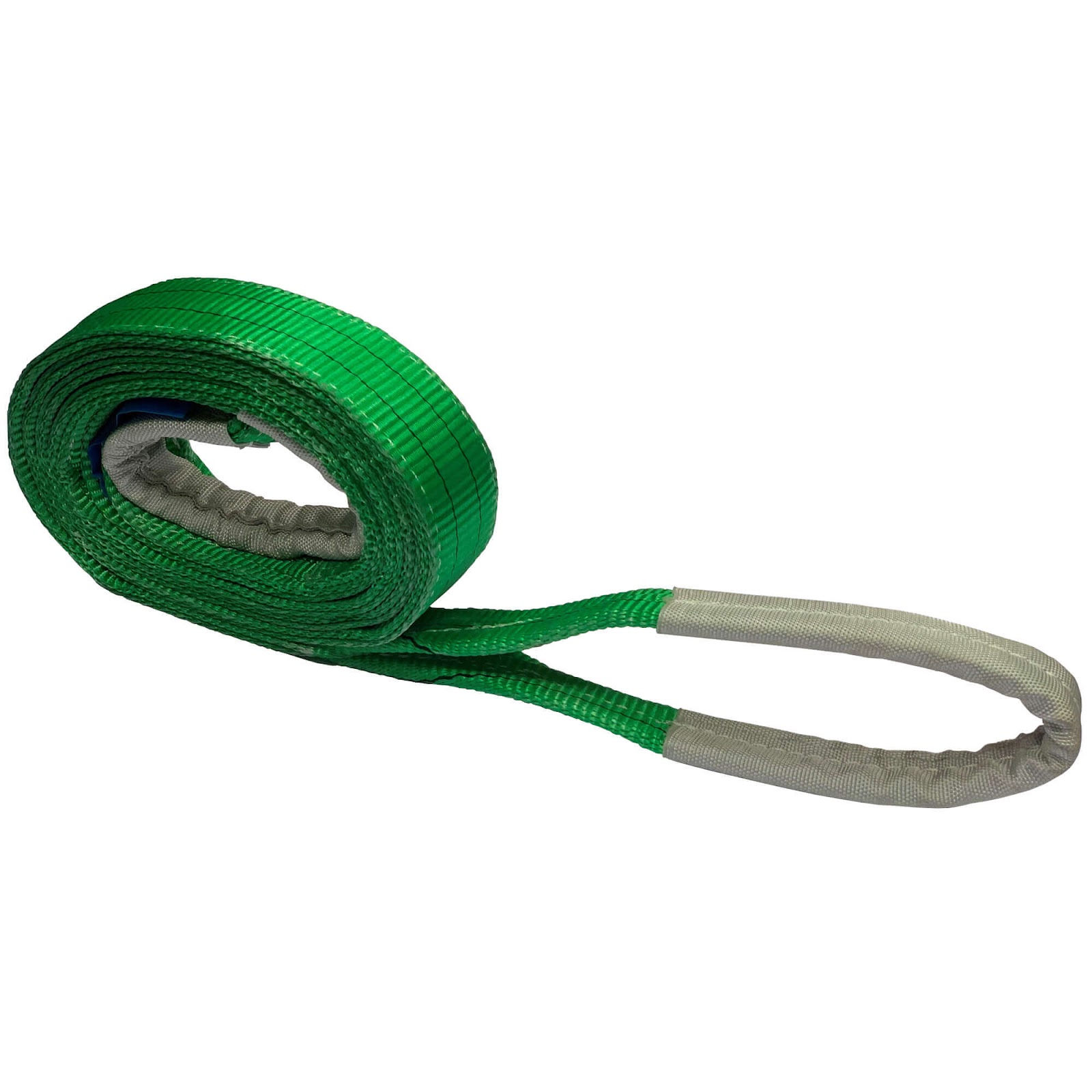  Webbing sling, lifting sling strap Safety factor of 6-1-Green Color Double Ply Webbing Slings Flat Belt