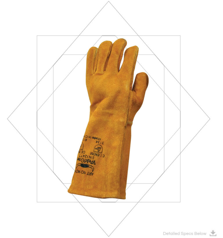 Welder’s Gloves Golden Reinforced Thumb 16″ W24