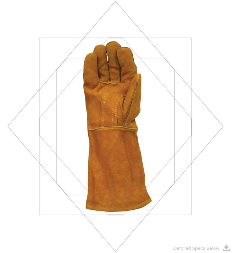 Welder’s Gloves Golden Reinforced Thumb 16″ W24
